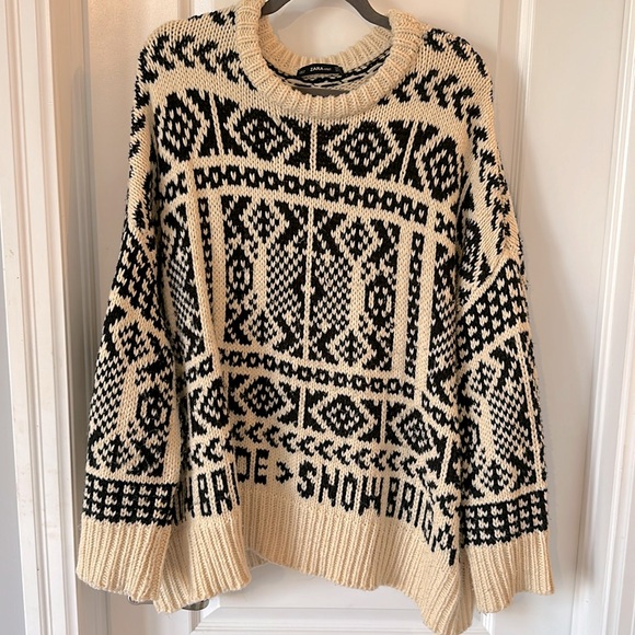 Rare Zara Snow Brigade Knit - Picture 1 of 3